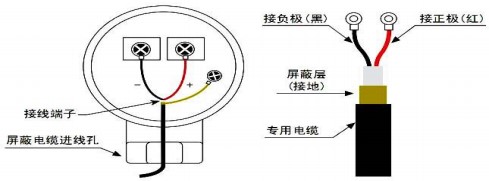 自來(lái)水超聲波流量計(jì)探頭接線(xiàn)圖